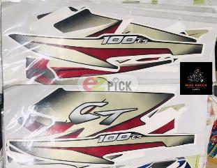 BAJAJ CT 100 ES STICKER